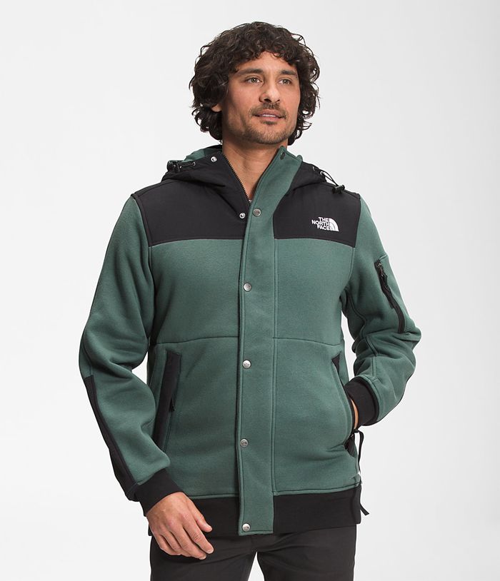 Chaqueta Softshell The North Face Hombre Verde Highrail De Lana Chaqueta 01549QVME